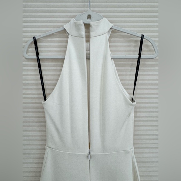 Marciano turtleneck Mock Neck Halter Bodycon Frill midi dress XS - Picture 3 of 7